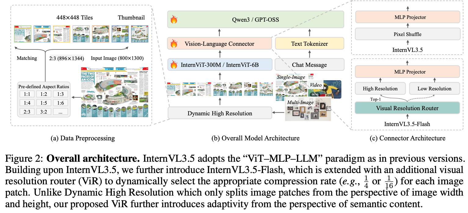 InternVL3.5 Architecture